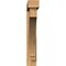 Ekena Millwork Imperial Block Rough Sawn Bracket w/ Offset Brace, Western Red Cedar, 6"W x 38"D x 38"H BKT0604X38X38IMP05RWR - alternate 3